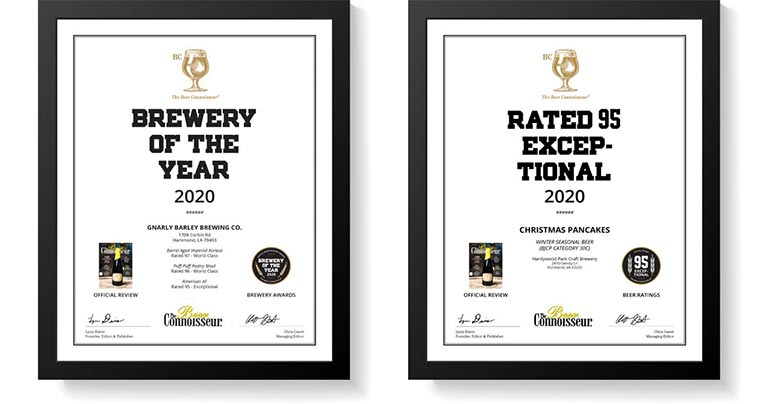 The Best Beer & Breweries Awards Certificates