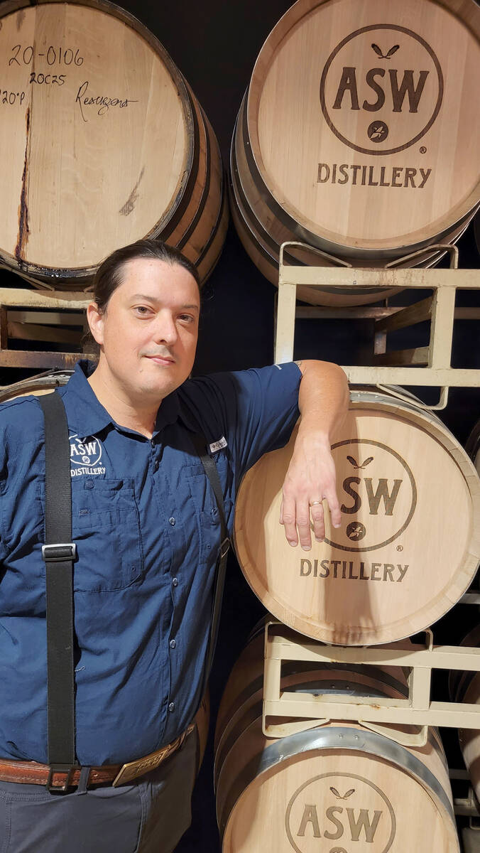 asw distillery master distiller justin manglitz