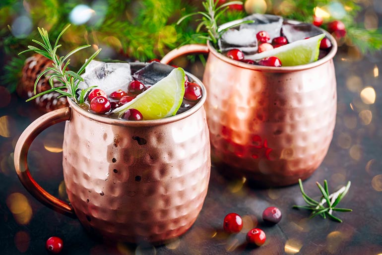 Cranberry Moscow Mule