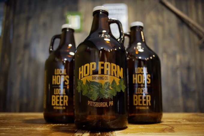 Hop Farm Brewing Co. growlers