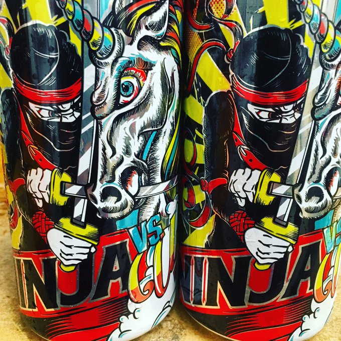 Pipeworks Brewing Co., Ninja vs Unicorn Double IPA