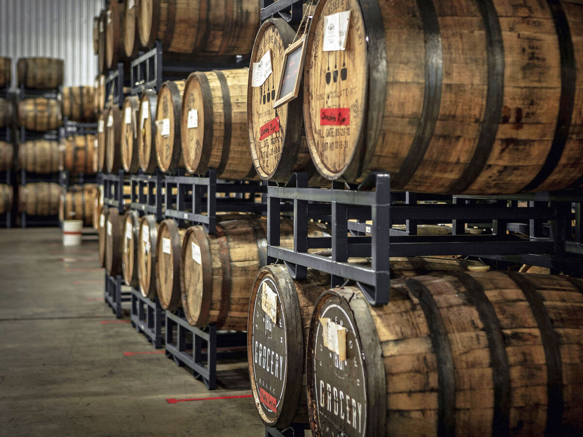 barrels at firestone walker brewing co.