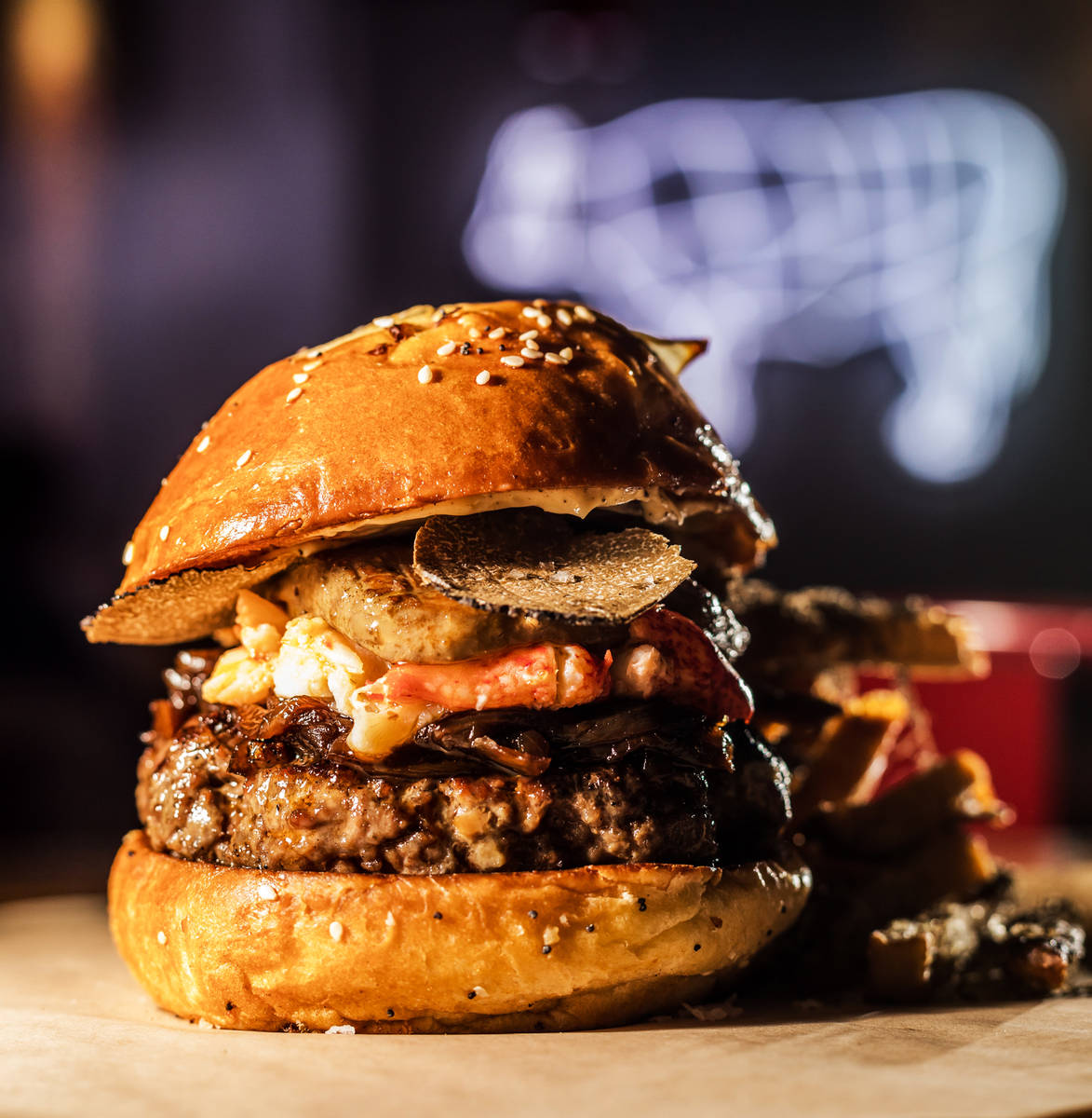 match burger lobster indulgence burger