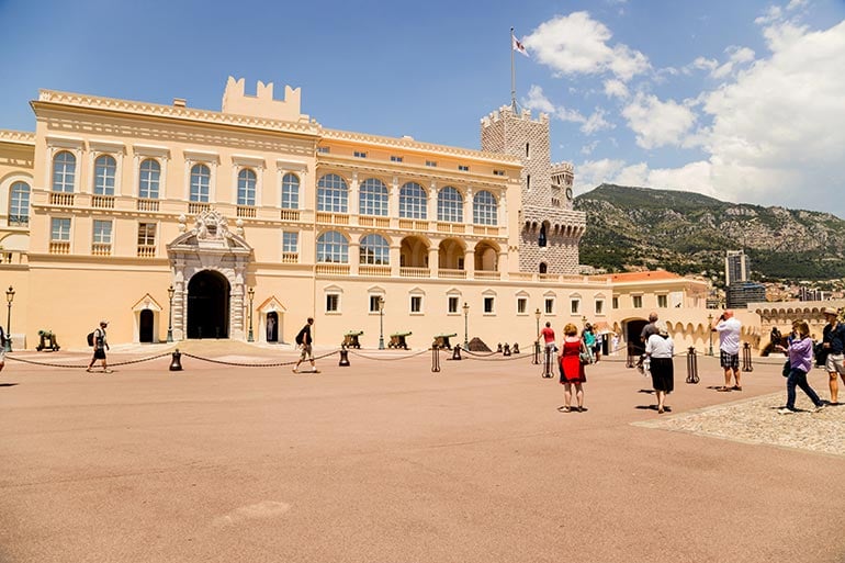 prince's palace monaco exterior