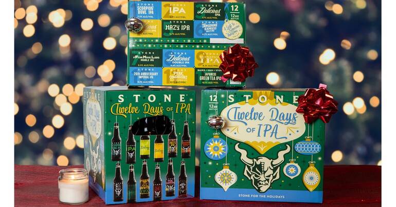 Stone Brewing Co. Releases 12 Days of IPAs Mixed Pack