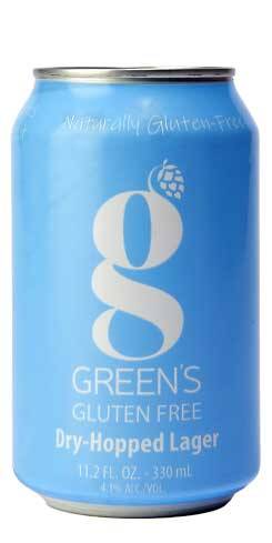 Green's Gluten Free Dry-Hopped Lager, Green's Gluten Free