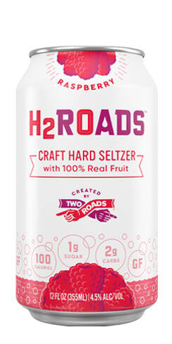 H2Roads Raspberry Hard Seltzer, Two Roads Brewing Co.