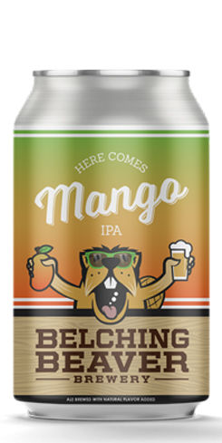 Here Comes Mango IPA by Belching Beaver Brewery