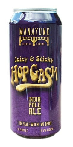 Manayunk Beer Hopgasm Sticky IPA