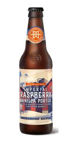 Imperial Raspberry Vanilla Porter Aged In Whiskey-Cask-Finished Port Wine Barrels, Breckenridge Brewery