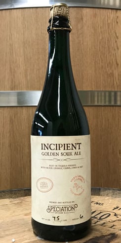 Incipient - Tequila BA Sour Golden w/ Blueberries, Limes, & Salt by Speciation Artisan Ales