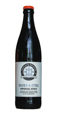 Silver & Steel Bourbon Barrel-Aged Imperial Stout, Highland Brewing Co.