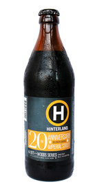 Hinterland Beer 20th Anniversary Imperial Stout