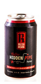 Coffee Hidden Pipe Porter Raleigh Brewing Beer