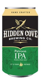 Patroon IPA by Hidden Cove Brewing Co.