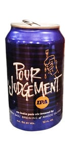 Grey Sail Brewing Pour Judgement IPA beer