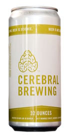 Cerebral Brewing Rare Trait IPA beer crowler