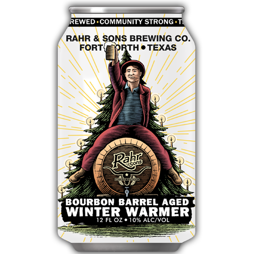 Bourbon Barrel Aged Winter Warmer Rahr & Sons Brewing Company